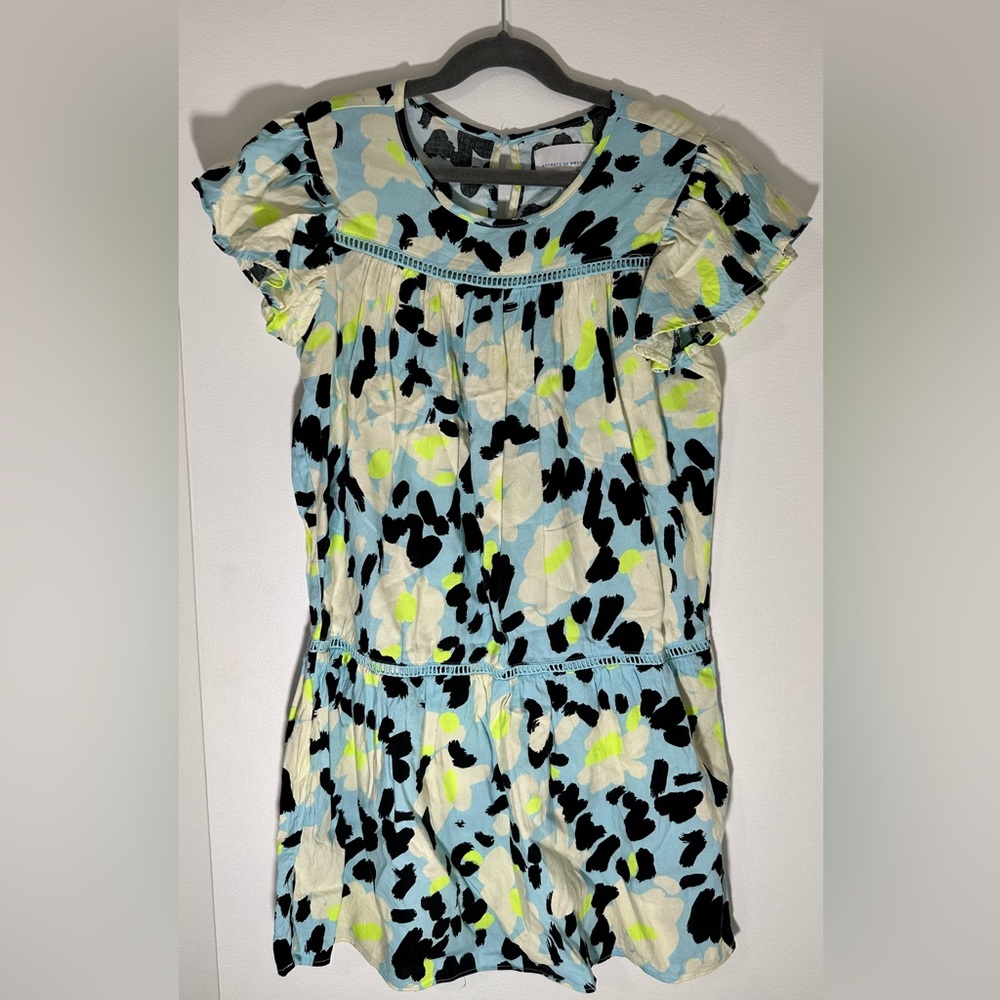 Girls Rockets of Awesome Floral Drop Waist Dress - Size 10